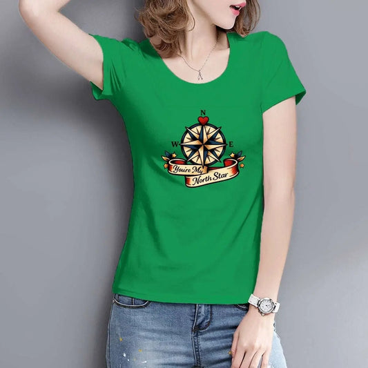 You’re My North Star Cotton T-Shirt – Breathable, Slim Fit, Premium Comfort Tee