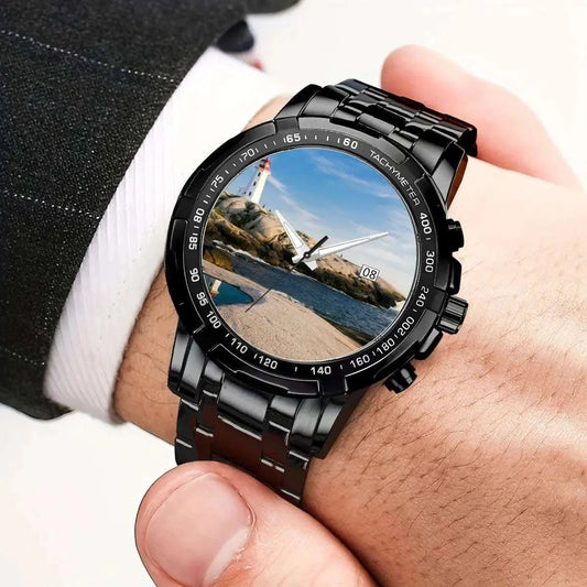 Peggy’s Cove Nova Scotia Watch – Durable Metal, Scratch-Resistant Crystal, Everyday Style