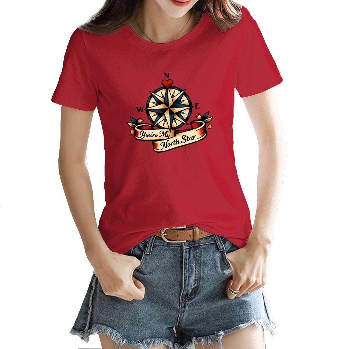 You’re My North Star Cotton T-Shirt – Breathable, Slim Fit, Premium Comfort Tee