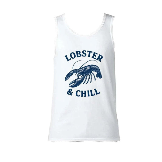 Coastal Catch Relaxed Men’s Tank Top – 100% Cotton Breathable Summer Shirt Men's Tank Top jjkks4-13