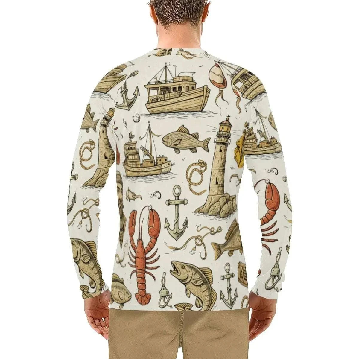 Coastal Drift UV Protection Sunwear – Lightweight Breathable Outdoor Shirt Hoodies & Sweatshirts jjkks4-13