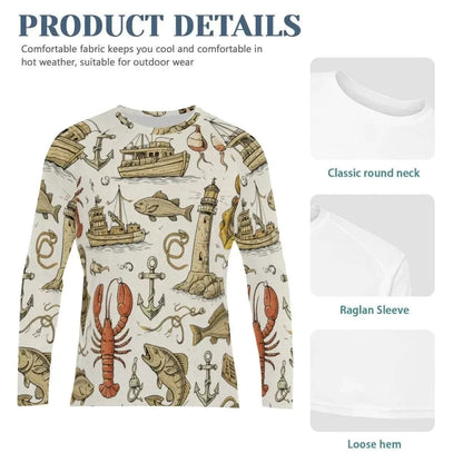 Coastal Drift UV Protection Sunwear – Lightweight Breathable Outdoor Shirt Hoodies & Sweatshirts jjkks4-13