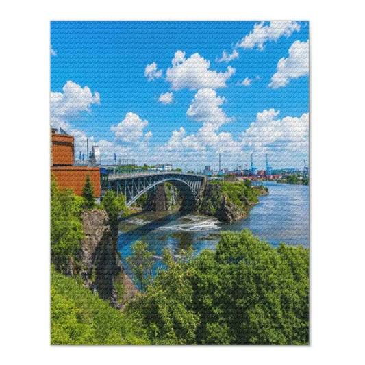 Reversing Falls Bridge Diamond Painting Kit | Saint John, New Brunswick DIY Crystal Art Canvas