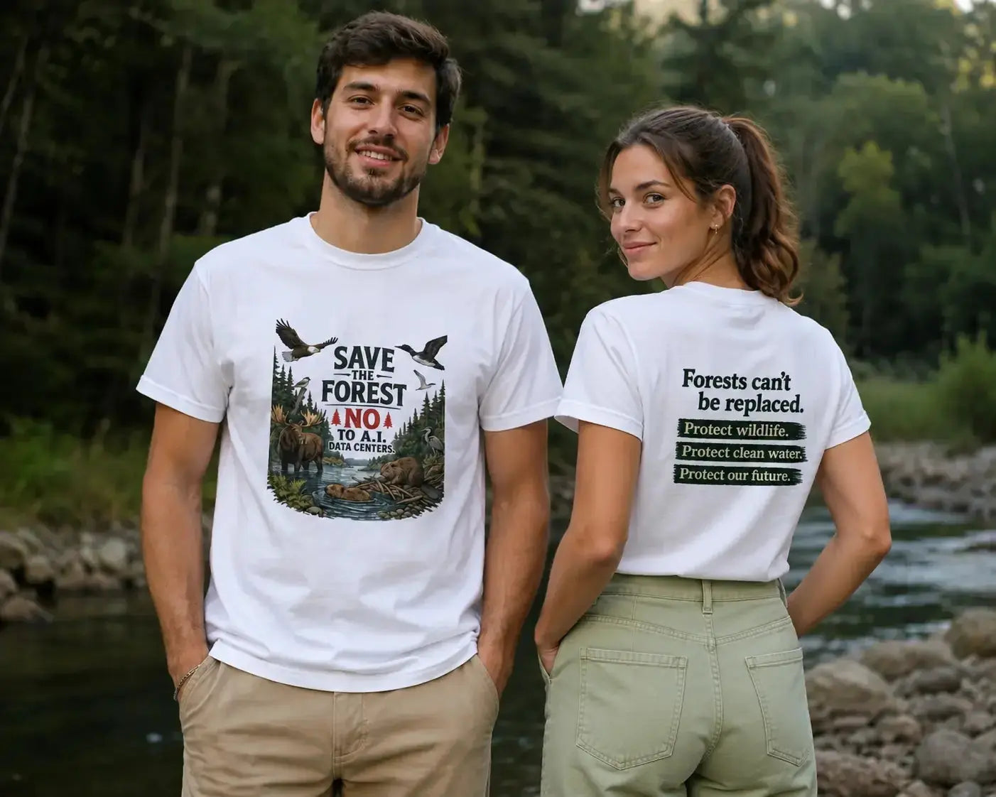 Save The Forest Unisex Graphic Tee – Nature Activism jjkks4-13.myshopify.com