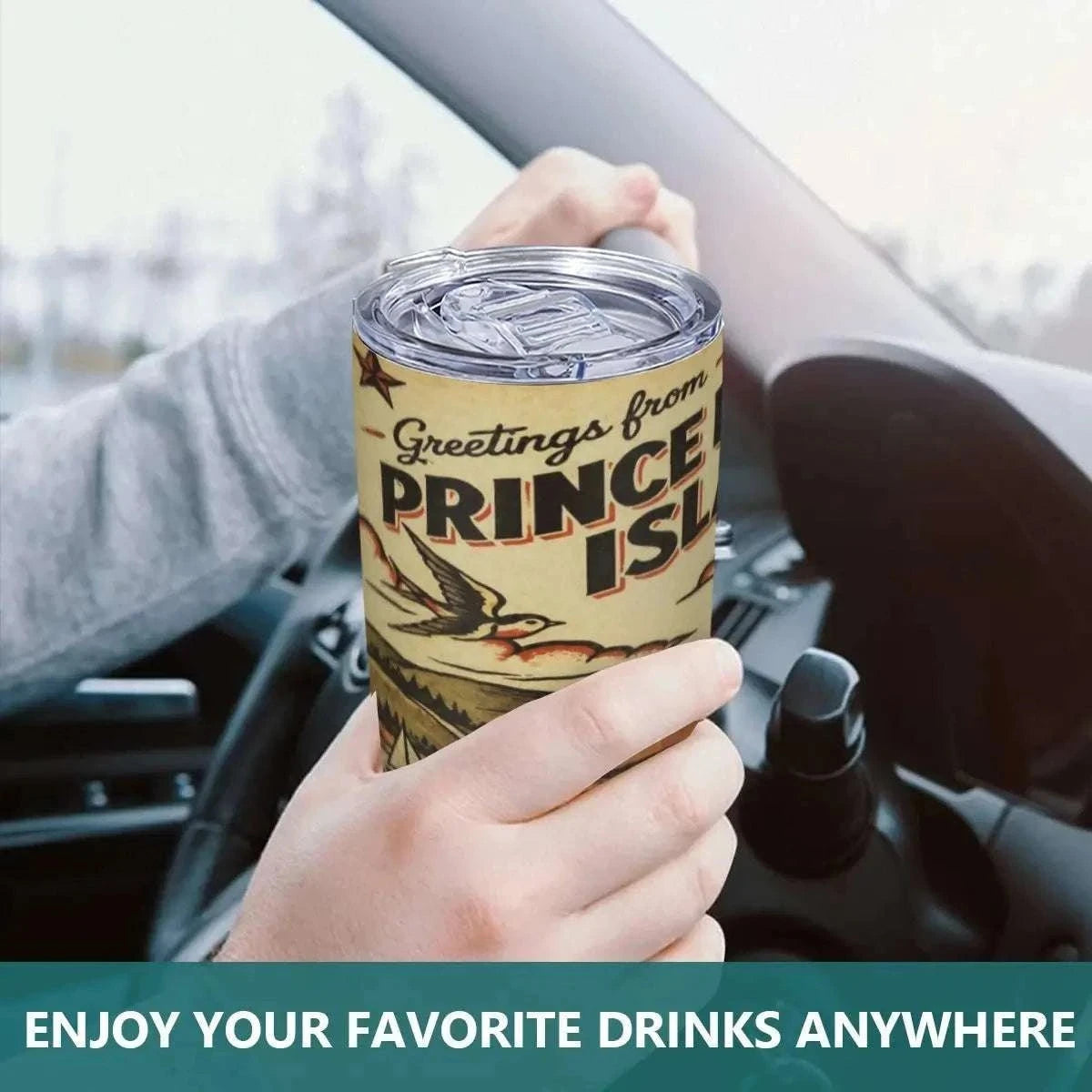 Greetings From Prince Edward Island 20oz Stainless Steel Tumbler – Insulated Travel Mug