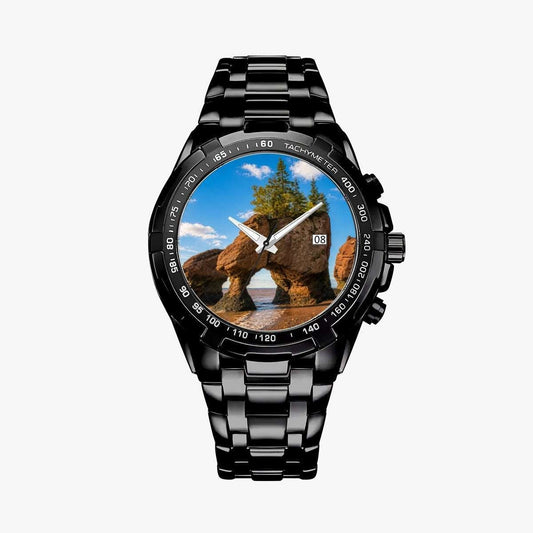 Hopewell Rocks Watch – Coastal-Inspired Metal Timepiece | Durable, Stylish Everyday Wear