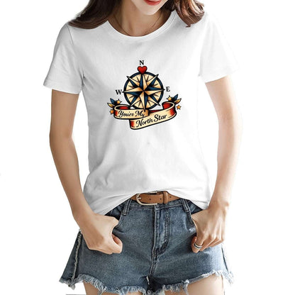 You’re My North Star Cotton T-Shirt – Breathable, Slim Fit, Premium Comfort Tee