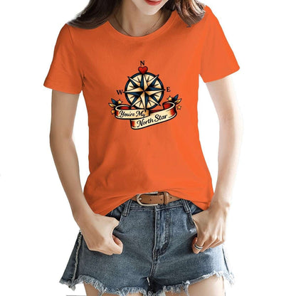You’re My North Star Cotton T-Shirt – Breathable, Slim Fit, Premium Comfort Tee